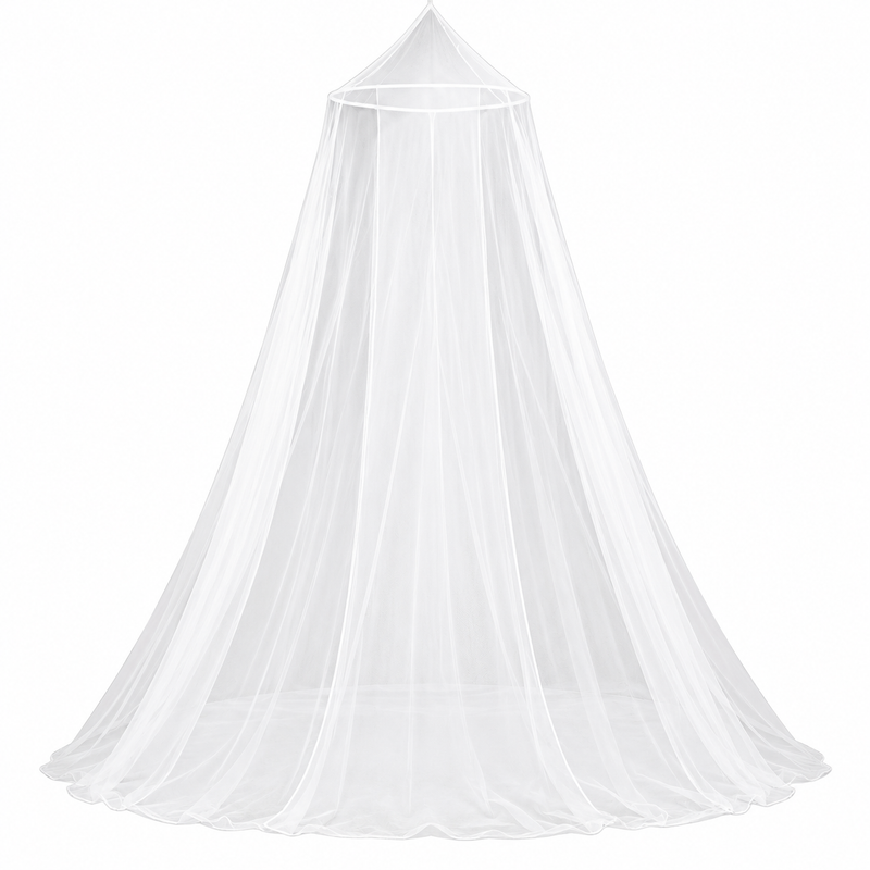 Moustiquaire XXL haut de gamme TTD® – 2 personnes – Polyester – Lavable – Anneau et kit de montage inclus
