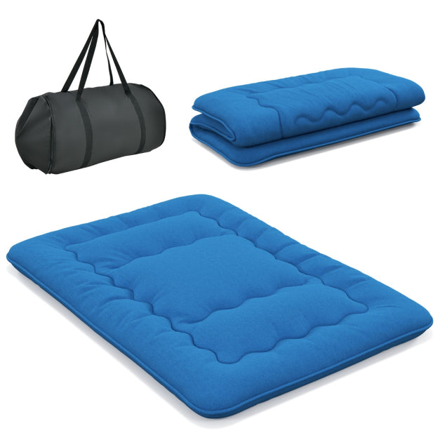 Tapis de sol Coast - Microfibre & polyester - 200 x 90 x 10cm - Bleu