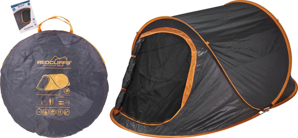 Tente pop-up Redcliffs Outdoor pour 2 personnes, 220 x 120 x 95 cm