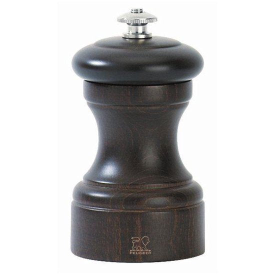 Moulin à sel Peugeot Bistro 10 cm - Chocolat - Bois de hêtre