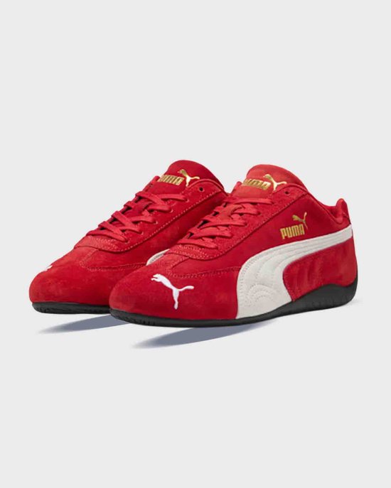 PUMA - Baskets Speedcat OG en daim, rouge