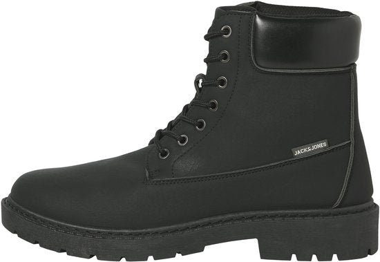 Jack & Jones - Bottes à lacets Thames pour homme - Noir - Taille 42