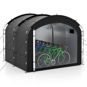 Tente de rangement pour vélos Coast - imperméable - double fermeture éclair - noire - 254 x 215 x 192 cm