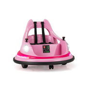 Coast : voiture de collision électrique pour enfants - 12 V avec télécommande et deux manettes - rose