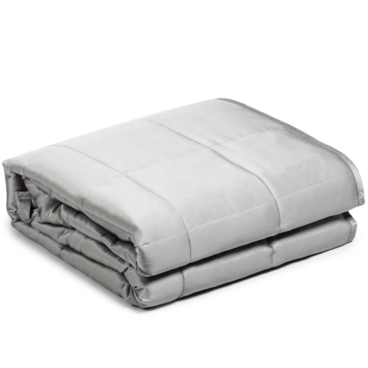 Litollo Bamboe Verzwaringsdeken 6 kg - Weighted blanket 150x200 cm - Grijs Zwaartedeken eenpersoons - Verzwaringsdekens te gebruiken met eigen dekbedovertrek - Verzwaarde deken - 4 seizoenen - Gewichtsdeken