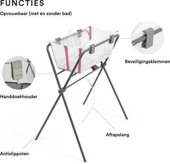 Support de baignoire Stokke Flexi Bath - Gris
