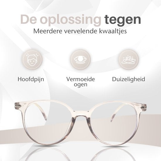 LC Eyewear Lunettes d'ordinateur - Lunettes à lumière bleue - Lunettes à lumière bleue - Lunettes d'affichage - Unisexe - Transparent