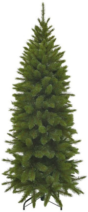 Triumph Tree Bristlecone Fir Pilar - Sapin de Noël étroit pour petits espaces - Décoration de Noël au charme imposant - Sapin artificiel avec 752 branches de sapin - H 230 x Ø 94 cm - Vert