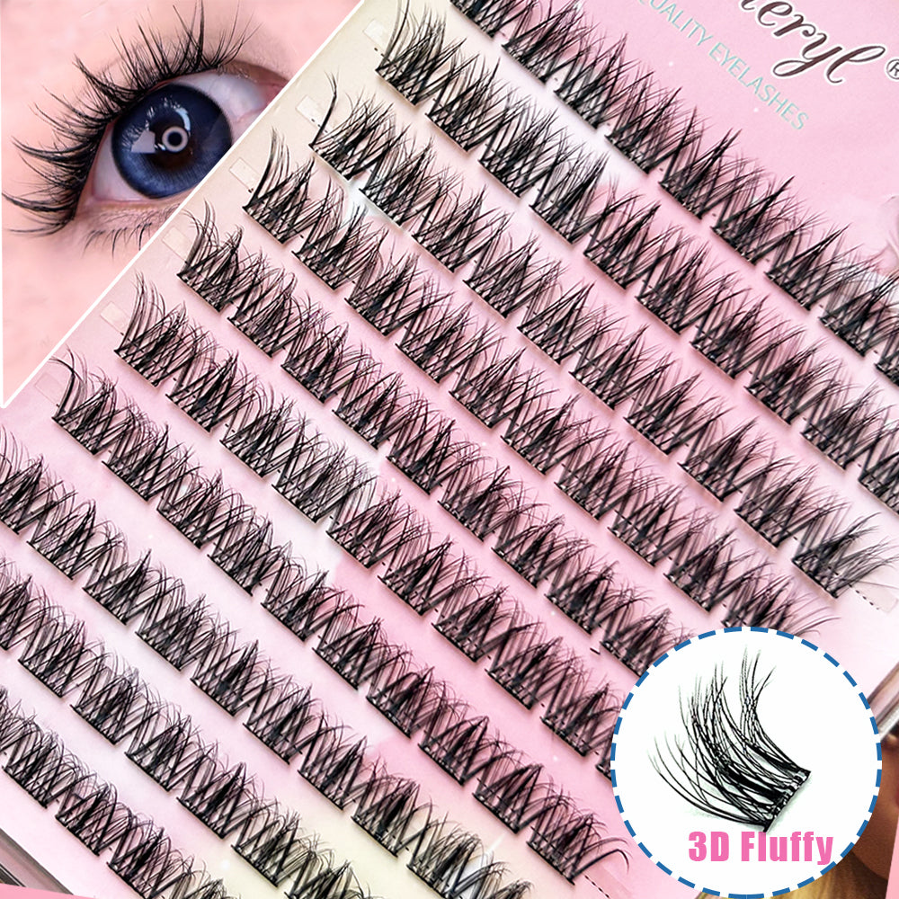 Coffret de cils Lvcheryl Premium - 10 rangées de cils autocollants