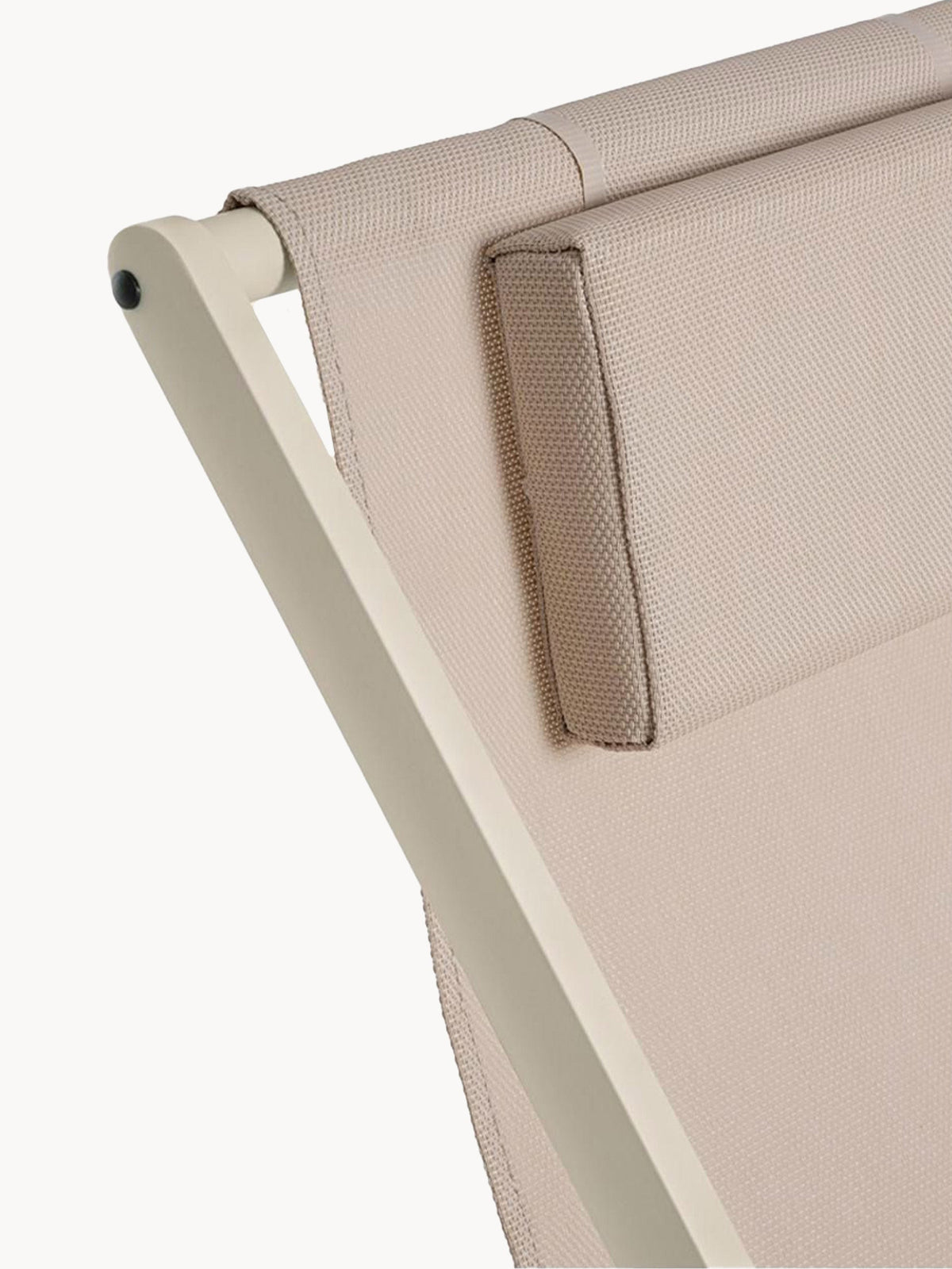 Chaise longue de jardin Bizzotto Taylor - 3 positions réglables - 102 x 61 x 74 cm - Couleur sable