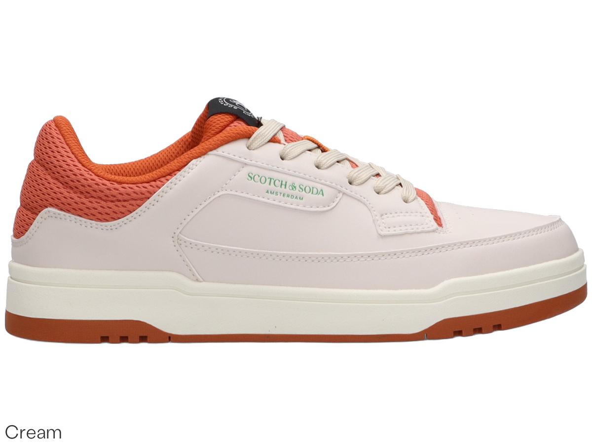 Baskets Scotch & Soda Crout - Design sportif et élégant - taille 42 - Vert/Crème