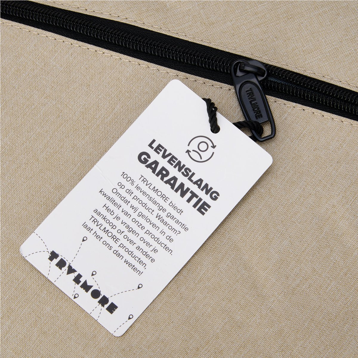 Sac de voyage à dos TRVLMORE 40 L – Bagage à main – 49 x 34 x 13 cm – Beige