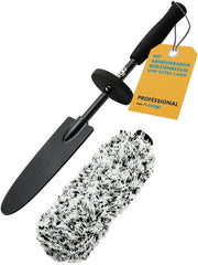 Brosse pour jantes en microfibre, à poils ultra-fins et amovibles, pour un nettoyage en douceur jusqu’au fond du creux de la jante, idéale pour les jantes haut de gamme, brosse pour roues