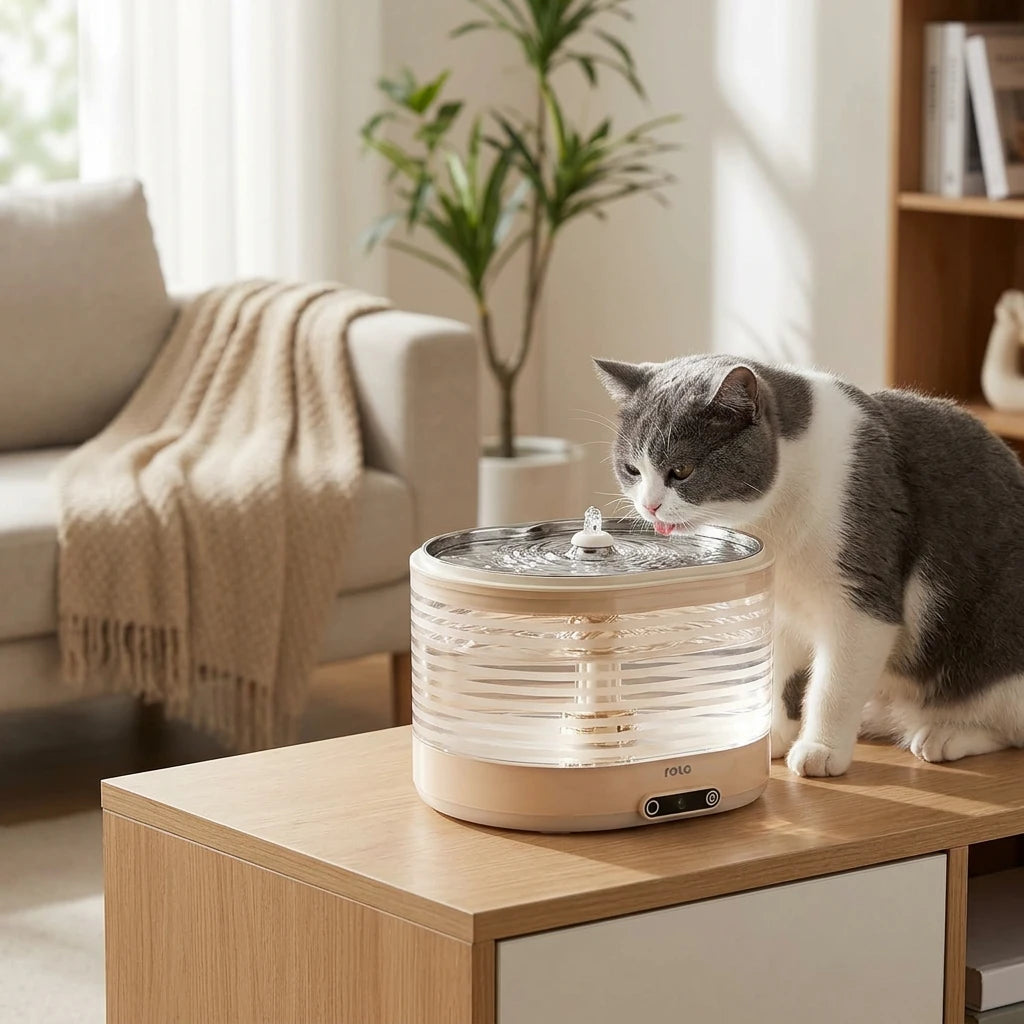 Fontaine à eau intelligente Enabot EBO ROLA - 5 000 mAh