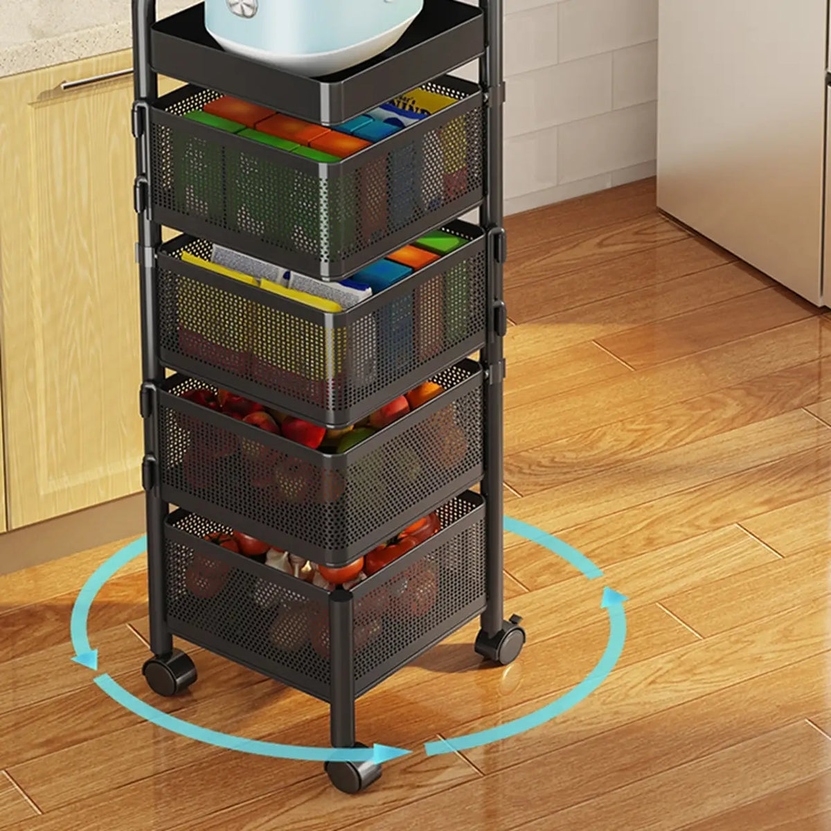 Étagère de cuisine pivotante Maxcook MCWA253 - 6 niveaux