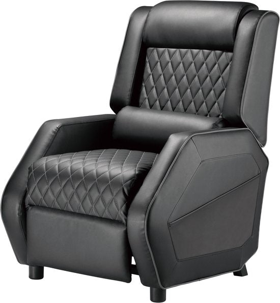 VDD - Fauteuil gaming - Fauteuil - Fauteuil gaming - Fauteuil gaming avec repose-pieds - Fauteuil gaming noir