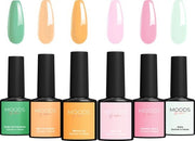 Moods Gel Polish 6-Piece Set - Vernis à ongles en gel - 8ML - Summer in Hawaii - Gellac - Nails - Gel Polish Starter Pack - Pastel Colours