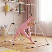 Barre de gymnastique télescopique Coast pour enfants - réglable en hauteur sur 4 niveaux - design pliable - beige