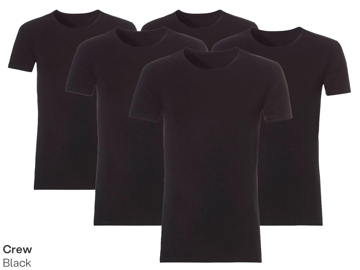 T-shirt Ten Cate Basic pour homme - Col rond ou en V - taille 2XL - Blanc