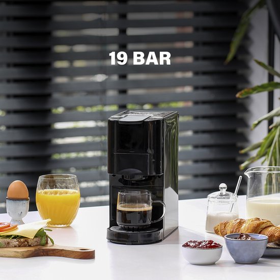 Princess 249450 Cafetière à filtre multi-capsules - Acier 4 en 1 - Convient pour plusieurs cafés