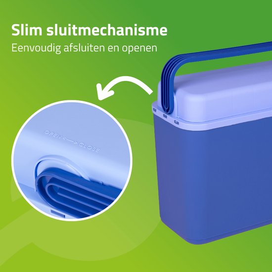 Bo-Camp - Glacière de voiture - Arctique - Bleu - Polyéthylène - 12 litres