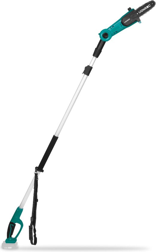 VONROC Tronçonneuse Accu télescopique 20V - Lame de scie inclinable - Extensible à l'infini - Sans batterie ni chargeur rapide