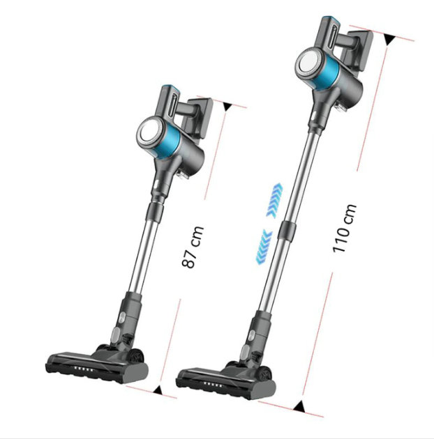 Aspirateur balai sans fil Ochama 4-en-1 - 18 kPa - 40 minutes d'autonomie - 2 600 mAh - Éclairage LED - Sans sac - Modèle XL-613M4