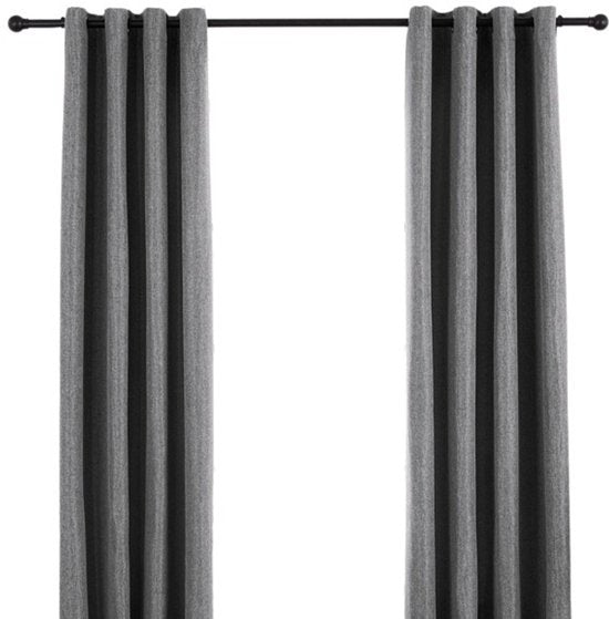 Lifa Living - Beige Rideaux de luxe - occultant - polyester - avec 8 anneaux de suspension - 150 x 260 cm