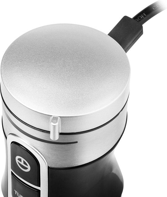 Mixeur plongeant Tristar 1000 W - MX-4829 - 1 vitesse avec fonction turbo - avec verre doseur - en acier inoxydable