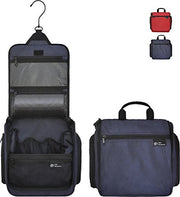 Trousse de toilette suspendue D&D - Zips YKK - 10x10x4cm - Bleu