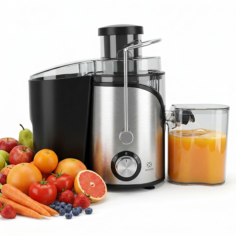 Centrifugeuse WOOX - 600 W - Large ouverture de remplissage - Noir