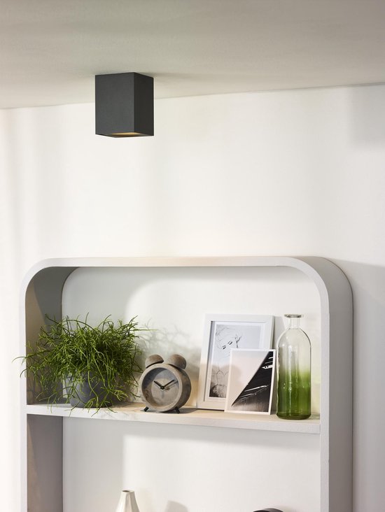 Lucide BENTOO-LED - Spot de plafond (lampe de plafond) - LED à intensité variable - GU10 - 1x5 W 3000 K - Gris