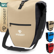 RADGEIST sacoche de vélo pour porte-bagages - sacoche de vélo pour porte-bagages - sacoche de vélo étanche et sac à bandoulière - sacoche de vélo avec réflecteurs