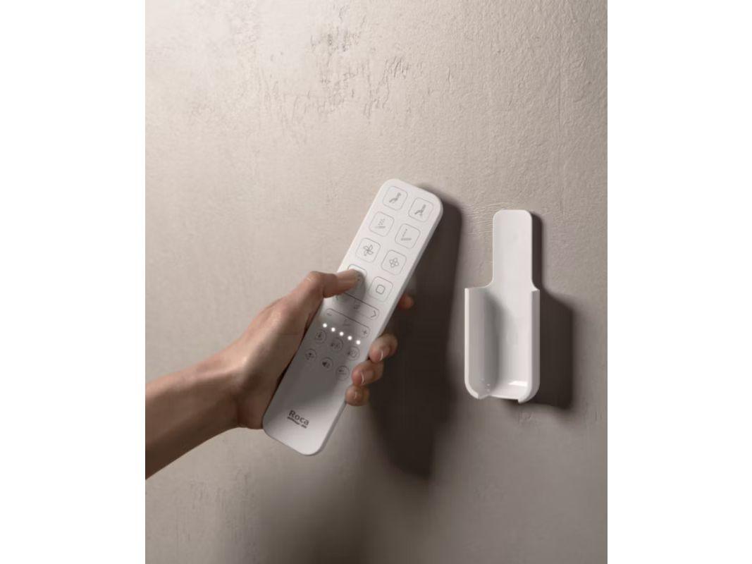 Toilettes suspendues avec douche intégrée Roca In-Wash Dara - Télécommande incluse - Blanc