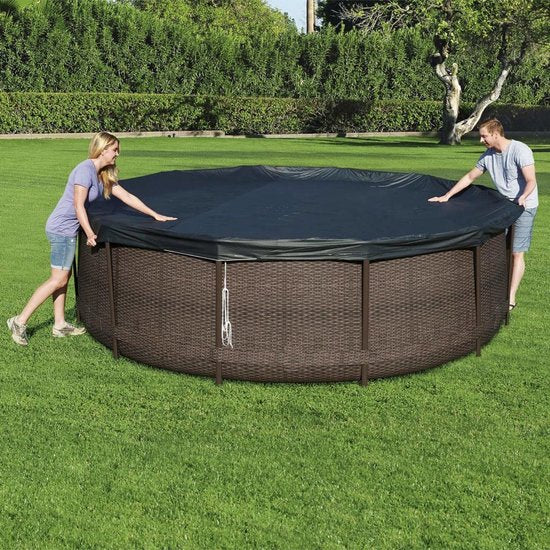 Bestway - Bâche de protection pour piscine - Circonférence 366 cm