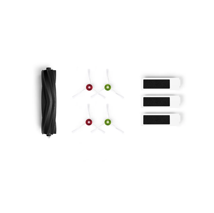 Kit DEEBOT Antibacterial Buddy T20 OMNI - 1 brosse en caoutchouc - 2 jeux de brosses latérales - 3 jeux de filtres antibactériens