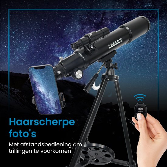 ODESSEY Télescope réfracteur - 250 X Zoom - Stargazer - Télescope pour enfants et adultes - Stargazer pour enfants - Stargazer Telescope