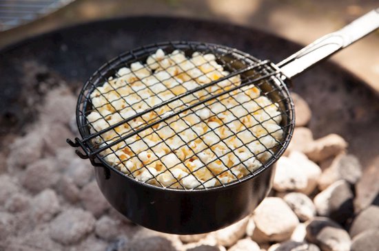 Esschert Design - Poêle à pop-corn - Feu de camp