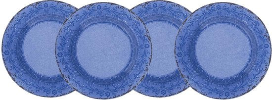 Gimex - Stone Line - Assiette creuse - Azure - 4 pièces