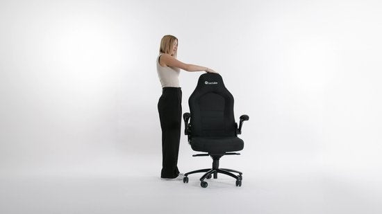 tectake® - chaise de bureau chaise gaming - chaise de bureau de luxe chaise de bureau - chaise de course chaise de bureau chaise gaming Springsteen - noir