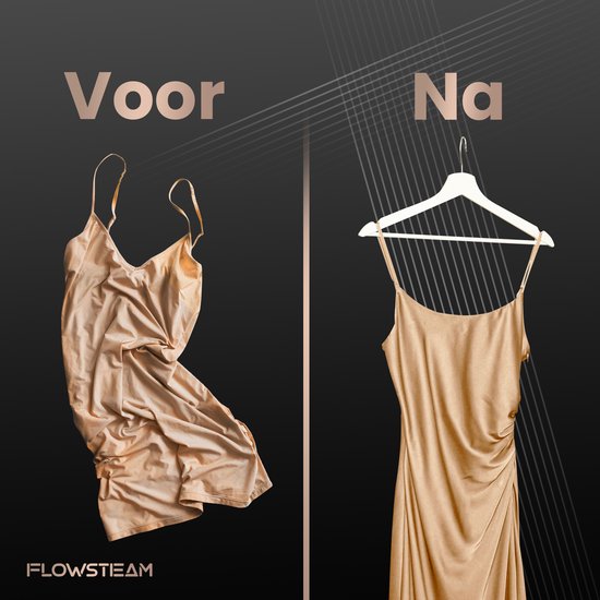 FLOWSTEAM® Luxury Clothes steamer - Défroisseur à main - Défroisseur à linge - Matte Gray Edition