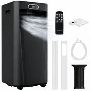 Climatiseur portable Auronic blanc - 7 000 BTU - Jusqu'à 20 m² - 3-en-1 - Avec kits de calfeutrage pour fenêtres