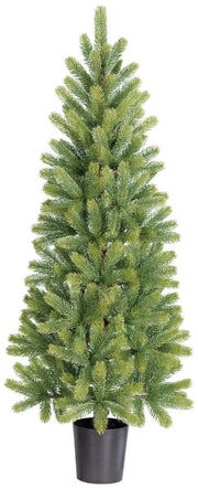 Black Box Trees Nagoya - Sapin de Noël artificiel H120 x Ø50 cm - Sapin d'intérieur - Sapin artificiel avec 212 brindilles de pin en PE - Modèle élancé Ø60 cm - Vert