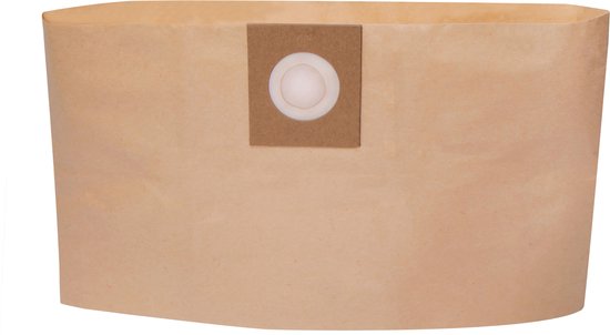 VONROC Sacs d'aspirateur pour VC504AC, VC506AC & VC509AC aspirateur eau et poussière/tout usage - 5 pièces