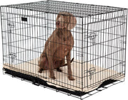Brixy Dog Bench - Banc pour chiens - Taille XL - Pliable - 107 x 72 x 77 CM - 2 portes - Noir