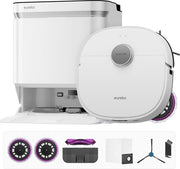 Eureka - J15 Pro Ultra white - Robot aspirateur avec fonction de lavage - station de recharge autonettoyante