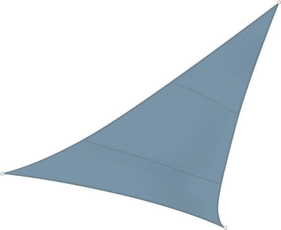 Perel Toile d'ombrage, hydrofuge, 5 x 5 x 5 m, 160 g/m², polyester, triangle, gris clair