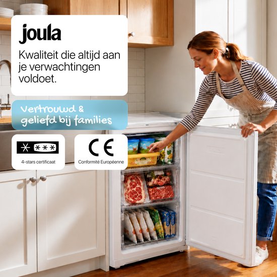 Congélateur de table Joula - Modèle autonome mini / petit format - 60 litres - 3 tiroirs de congélation - Blanc