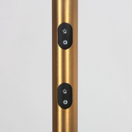 Lampadaire Daphne 2 4602BR - métal bronze, orientable et inclinable, avec LED réglable - Steinhauer