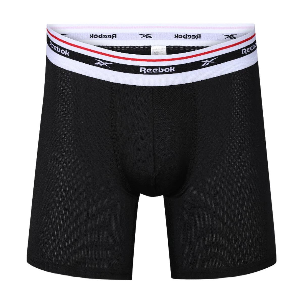 Boxers Reebok MED FINLO pour homme – Lot de 3 – Noir/Blanc/Gris – Taille M